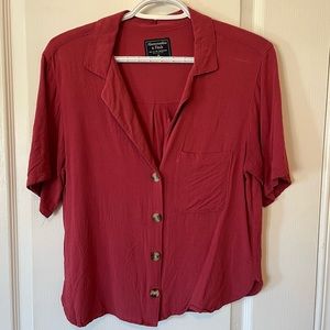 Abercrombie & Fitch Short Sleeve Button Down